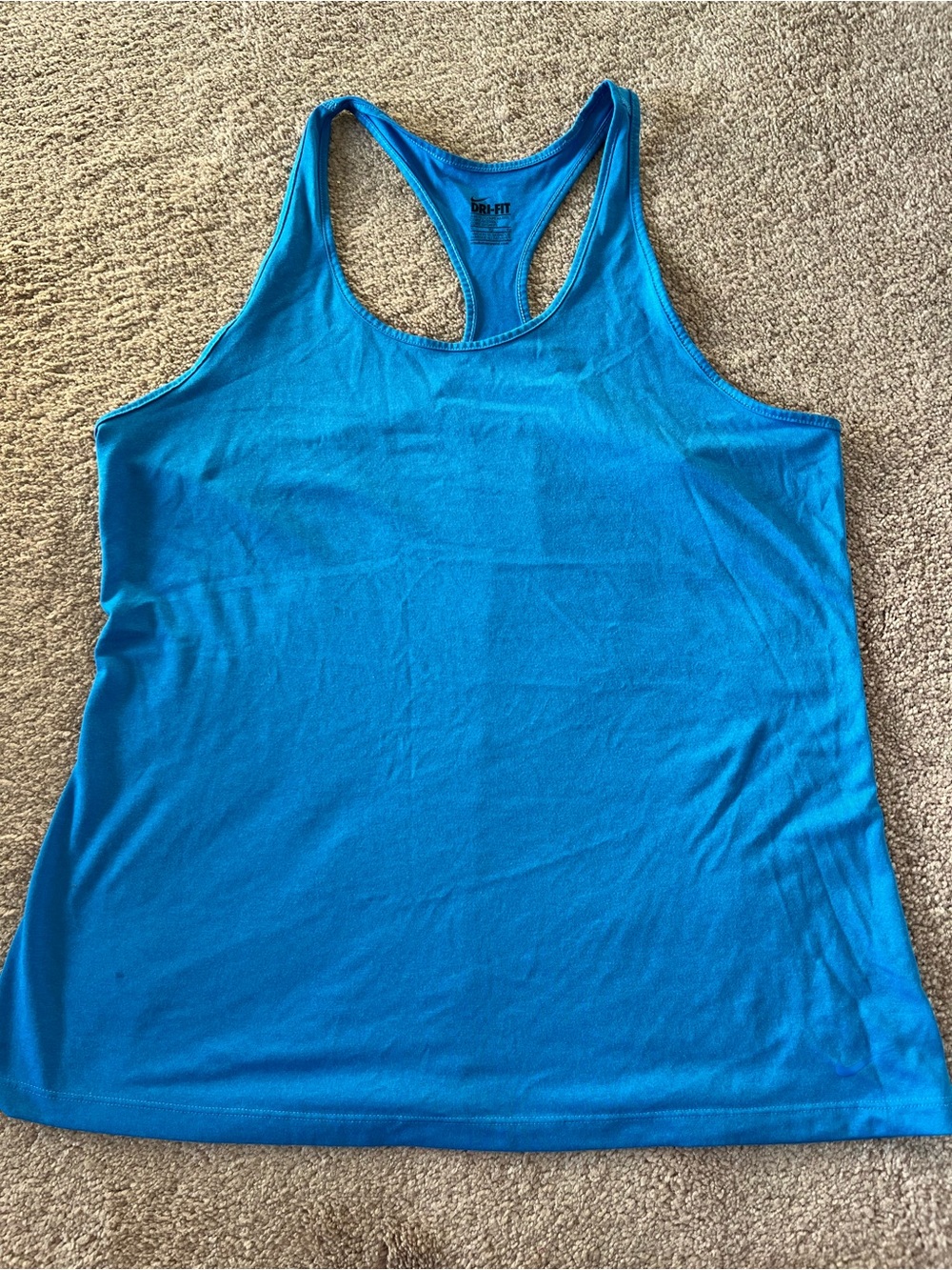 Nike Turquoise Racerback Tank Top